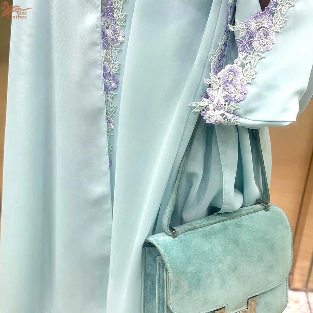 Islamic Clothing Women Abaya Dubai Luxury Lace Embroidery LADYLYS