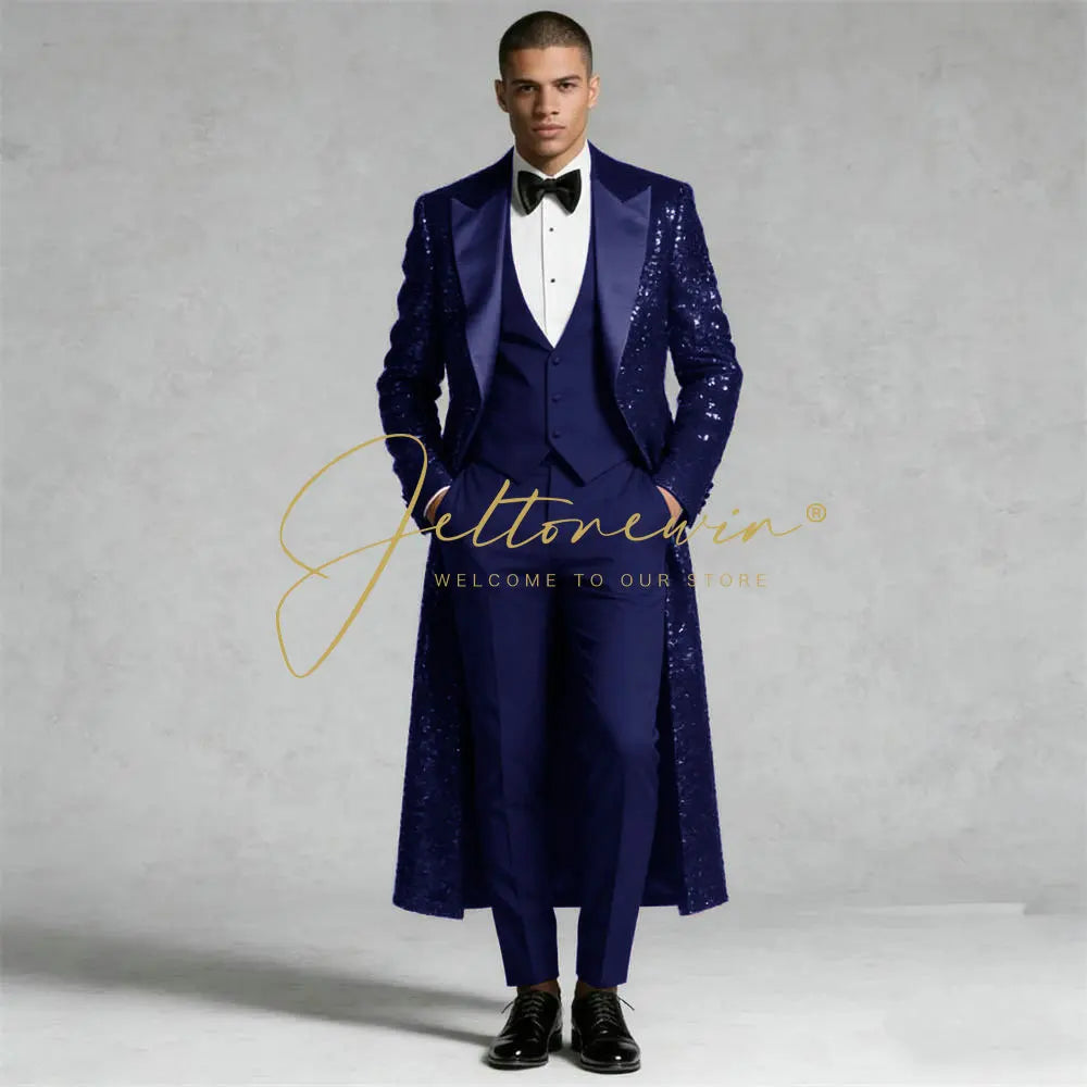 Sequin Suit Men - Wedding Reception Suit
