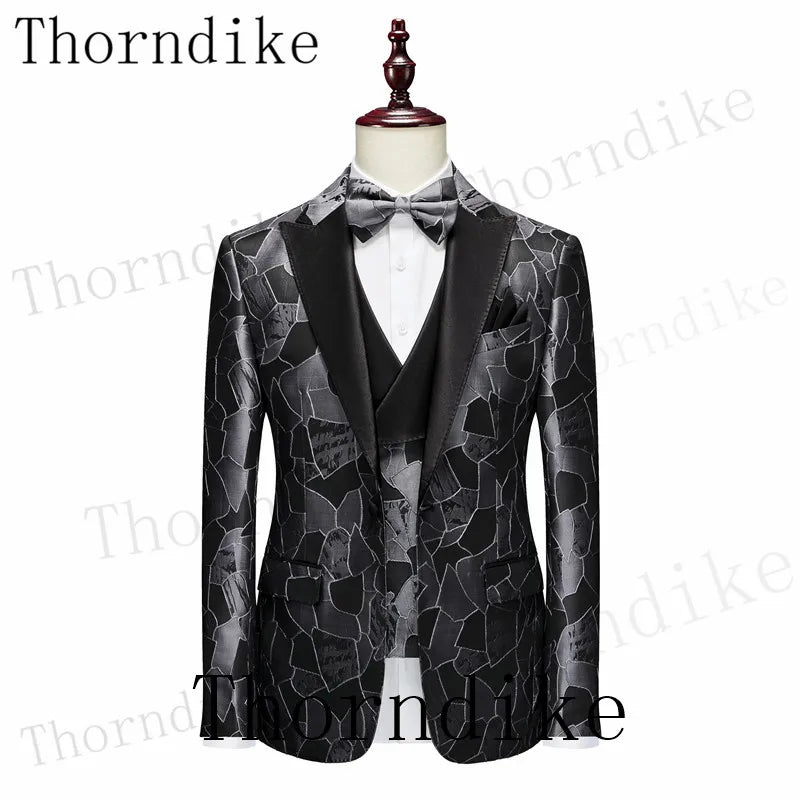 Thorndike ensemble costumes veste gilet avec pantalon