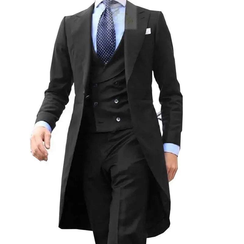 Formal Men Suit Groom, Business Male Tuxedos 3 Piece Set LADYLYS