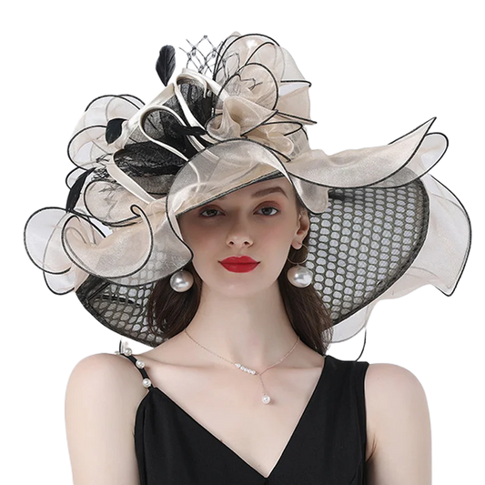 Derby pour femmes, chapeau Cloche d'église, seau à nœud