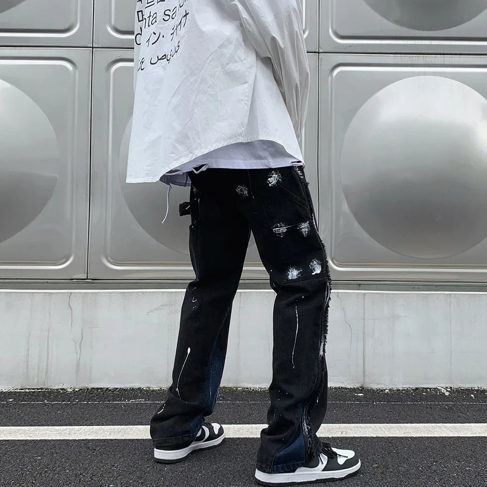 Jean Hip Hop pantalons décontractés Streetwear Baggy unisexe Goth Trendyol