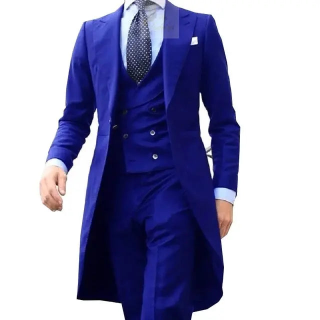 Formal Men Suit Groom, Business Male Tuxedos 3 Piece Set LADYLYS