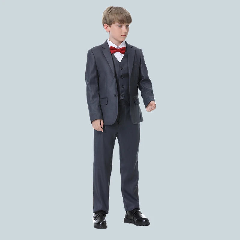 Nimble – Costume formel pour garçon, pour mariage, Costume d'hôte de fête pour enfants 3 pièces