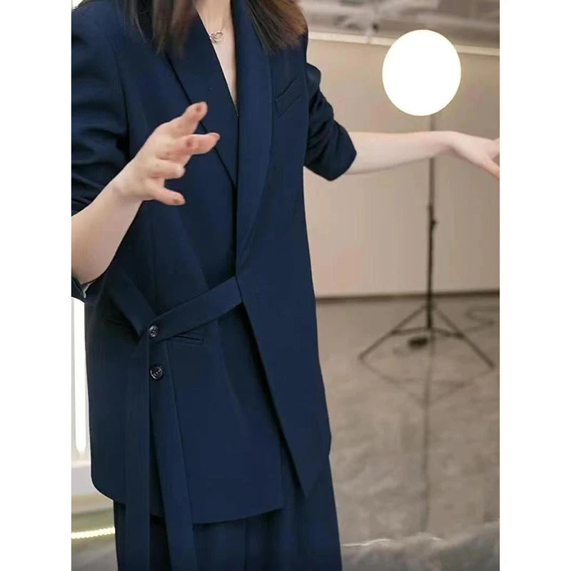 Costumes pour femmes, veste Blazer décontractée Y2K, vêtements de Style coréen