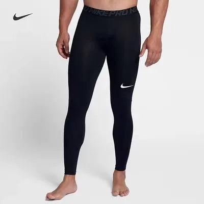 Original Nike Pro Leggings Basketball Pour Hommes Course à Pied Fitness Athlétisme Entraînement Sport Élastique Séchage Rapide