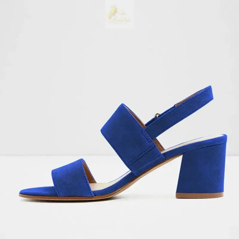 Summer Women's Fashion Sexy Open Toe Thick Heel Sandals High-heeled LADYLYS