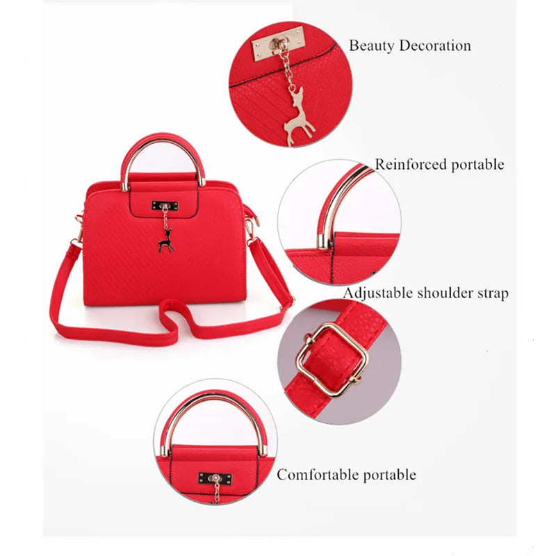 Vento Marea – sac à main de styliste pour femmes, fourre-tout de luxe en forme de cerf