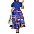 Summer Short Sleeve Street Style Casual 3XL 4XL Big Size Maxi Dress Oversized LADYLYS