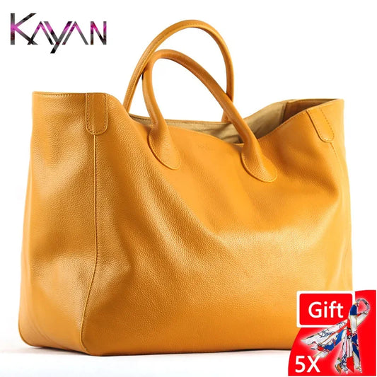 Super grand sac fourre-tout pour femme en cuir de vache style étoile sac à bandoulière