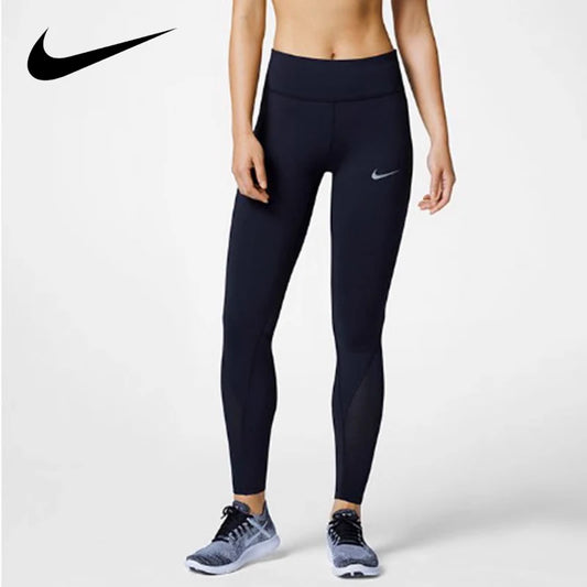 Leggings Nike originaux femmes haute élasticité course Fitness Yoga entraînement Leggings sport séchage rapide