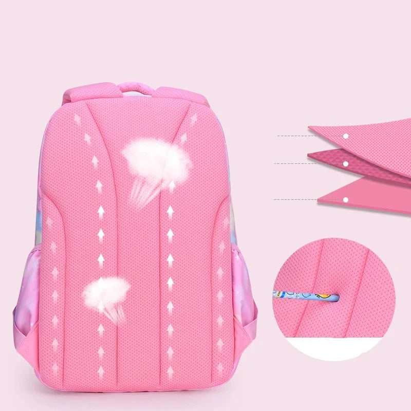 Cartable primaire Kawaii, mignon et étanche