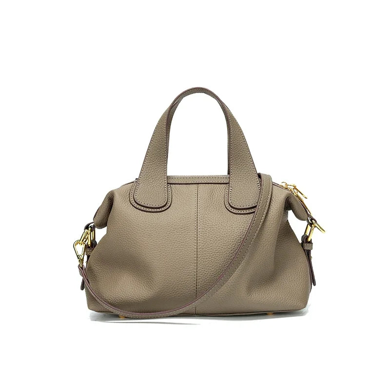 Natural Cow Leather Bag Female Retro Cowhide Crossbody LADYLYS