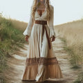 Ladies Vintage Western Cowgirl Ethnic Style Print Boho Dress LADYLYS