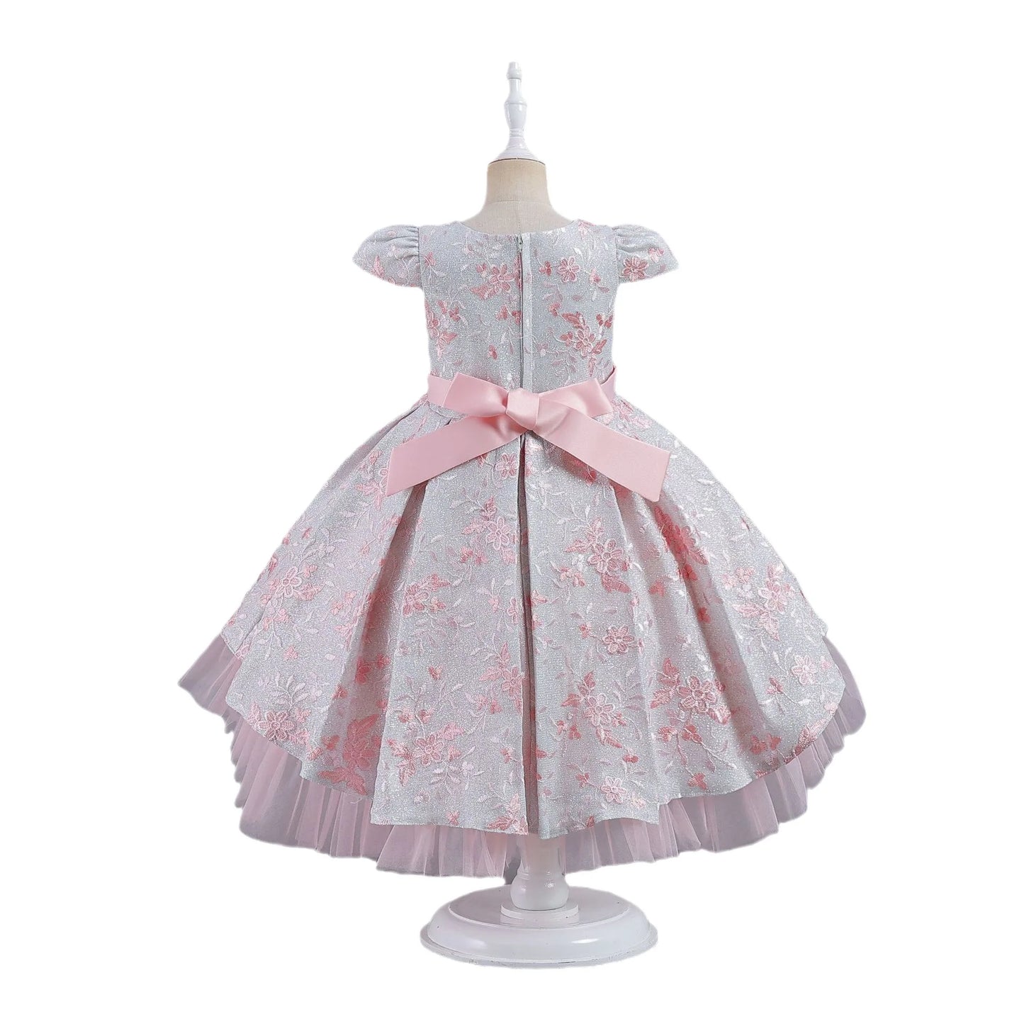 Robe de princesse brodée brillante pour enfants