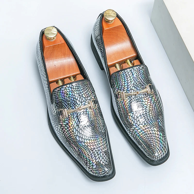Shiny Formal Shoes Men - Designer Party Dress Shoes