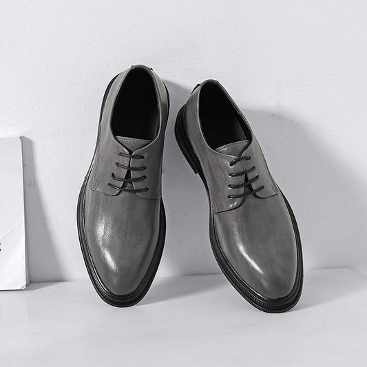 Chaussures italiennes formelles habillées Oxford faites à la main pour hommes, de haute qualité