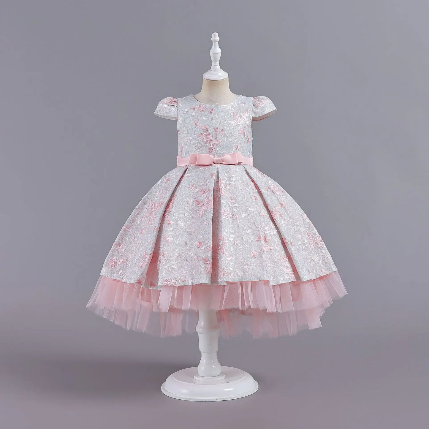 Robe de princesse brodée brillante pour enfants