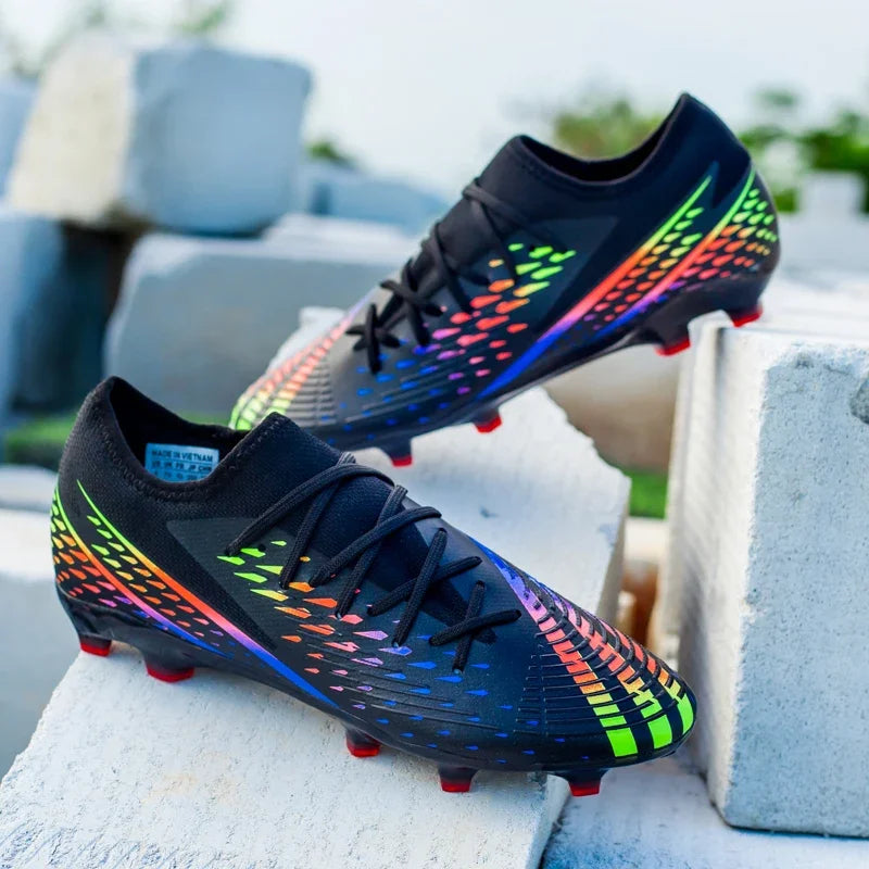 Chaussures de Football pour hommes et femmes, bottes de Football TF/FG, crampons antidérapants