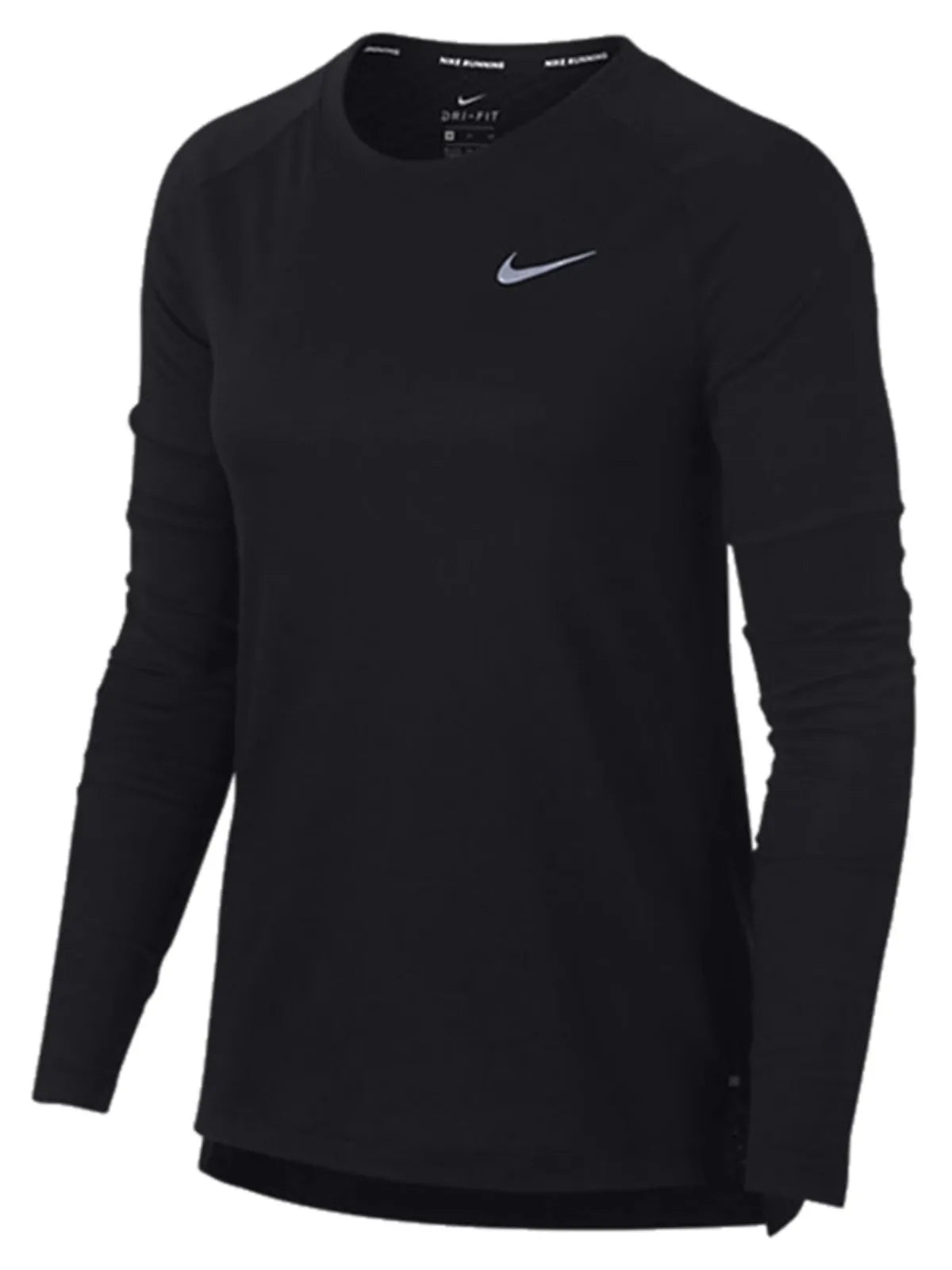 Original Nike femmes col rond manches longues Yoga course respirant sport entraînement haute élasticité séchage rapide