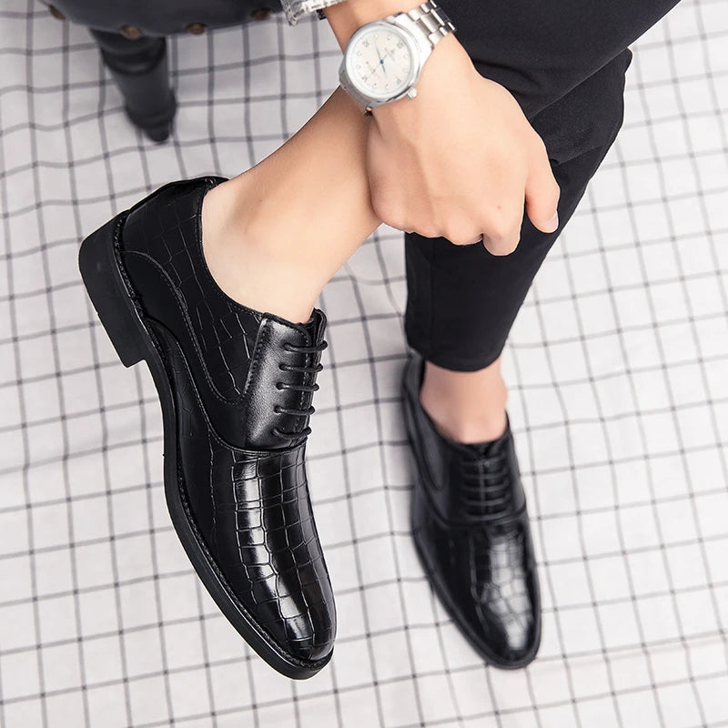 Italian high-quality Leather Shoes for Men Big size:38-48 LADYLYS