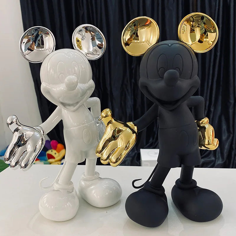 Figurines de dessin animé Disney Mickey Mouse, 30cm, modèle de poupée en résine