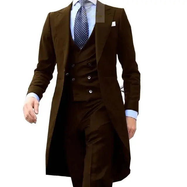 Formal Men Suit Groom, Business Male Tuxedos 3 Piece Set LADYLYS